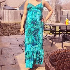 HP🎉🎉🎉Beautiful green maturity dress